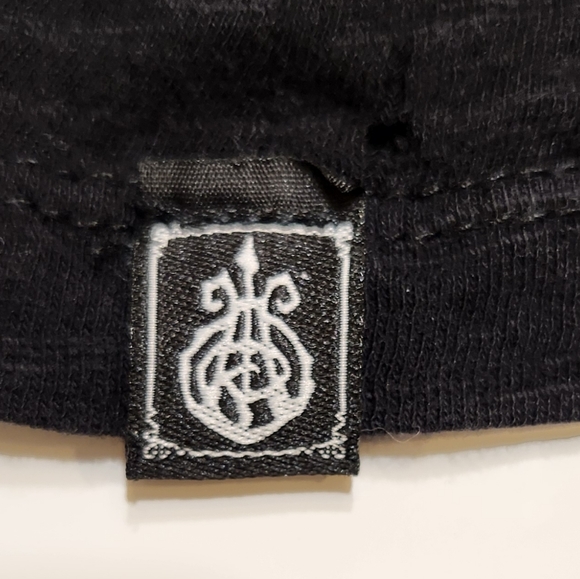 RARE Rockstar ASHBA Clothing Conquer the World Womens Bodycon Tshirt- size Large - Picture 5 of 5